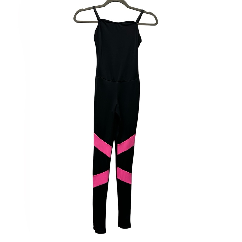 Weissman unitard and sequin mesh tank top dance costume, 80s, hip hop, size 1C - Picture 4 of 13